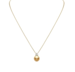 Mikimoto Gold South Sea Pearl Necklace